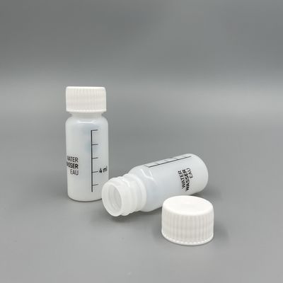 Il cappuccio bianco di plastica della bottiglia 10ml del piccolo HDPE ha personalizzato il colore un uso di volta per lozione