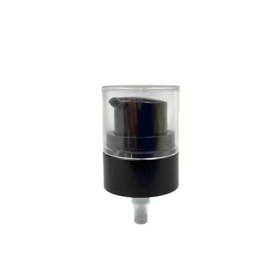 Pompa nera 24/400 dell'erogatore della crema della lozione COME primavera del cappuccio SS316 fuori di 0.25ML/T
