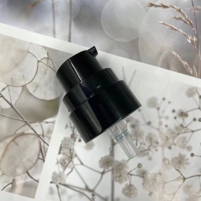 Pompa nera 24/400 dell'erogatore della crema della lozione COME primavera del cappuccio SS316 fuori di 0.25ML/T