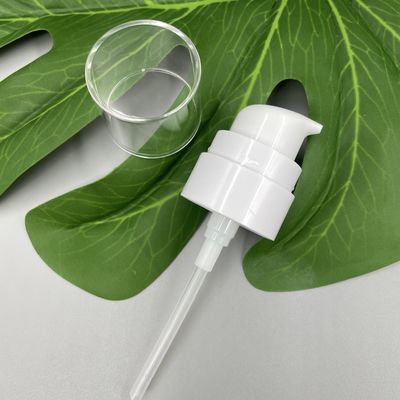 Bianco dell'erogatore 24/400 della pompa della crema 0.25ML/T COME chiaro esterno della primavera del cappuccio SS316