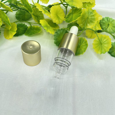 Contagoccia liquido ricoprente UV di olio essenziale dell'oro di dosaggio vuoto della bottiglia 20ml 0.25ml con la lampadina