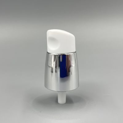 Chiusura metallizzata del Moisturiser 20/410 di plastica d'argento della mano della pompa 0.2ML/T di trattamento