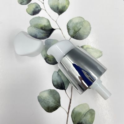 Chiusura metallizzata del Moisturiser 20/410 di plastica d'argento della mano della pompa 0.2ML/T di trattamento