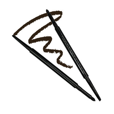 Materiale esile vuoto dell'ABS della spazzola del cotone della polvere del sopracciglio degli strumenti di trucco di stile della matita di sopracciglio