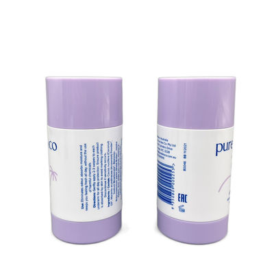COME/pp intorno ai tubi Eco del contenitore 50g 1.76oz del deodorante in stick amichevole con stampa