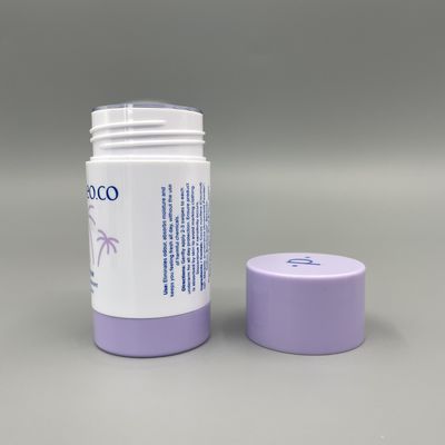 COME/pp intorno ai tubi Eco del contenitore 50g 1.76oz del deodorante in stick amichevole con stampa