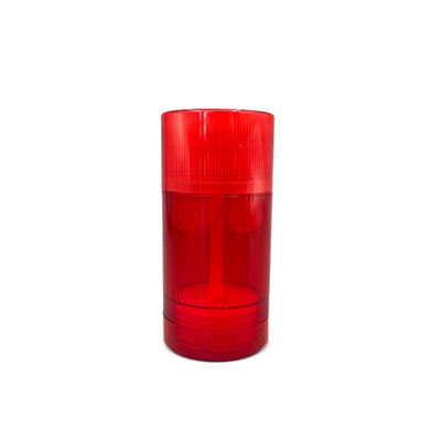 Contenitore su ordinazione rosso del deodorante in stick 75g intorno ad asse con stampa