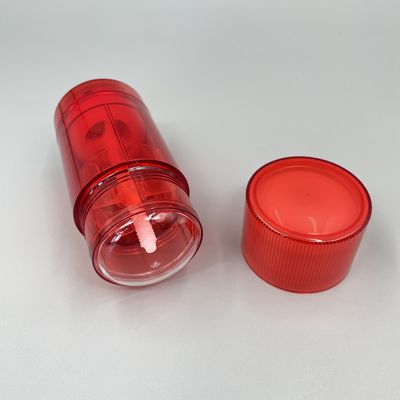 Contenitore su ordinazione rosso del deodorante in stick 75g intorno ad asse con stampa