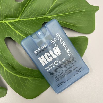Prodotto disinfettante antibatterico 304H della mano dello spruzzatore 20ML della carta di credito di dosaggio 0.06ML