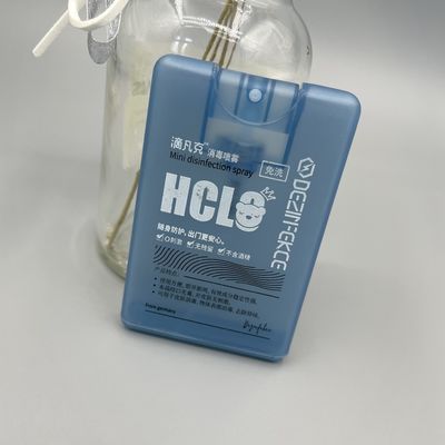 Prodotto disinfettante antibatterico 304H della mano dello spruzzatore 20ML della carta di credito di dosaggio 0.06ML