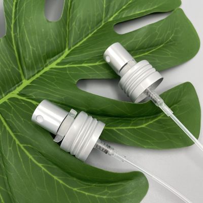 Alluminio dell'erogatore di Matt Silver Perfume Pump Sprayer 24/410 di dosaggio 0.12ML con la serratura della clip