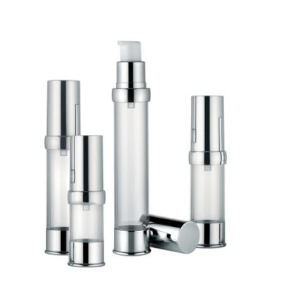 L'azionatore 15ml, 20ml, 30ml della lozione ha metallizzato per la bottiglia senz'aria di plastica del siero della lozione