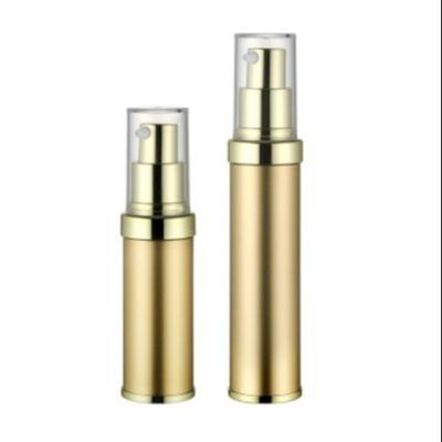 stampa offset riutilizzabile della pompa 20ml della bottiglia della prova UV a parete semplice senz'aria dell'oro