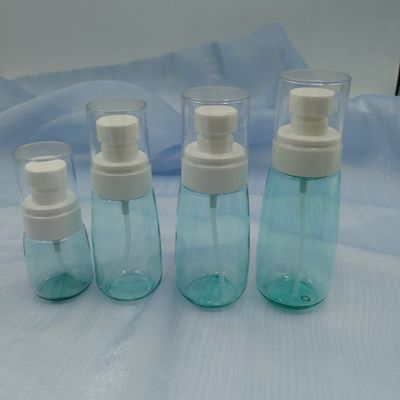 La cura personale 60ml blu trasparente Petg imbottiglia lo spruzzatore ultra fine