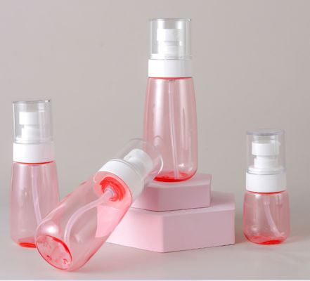 tocco morbido facciale bianco d'imballaggio dello spruzzatore fine di rosa trasparente della bottiglia della pompa di 100ml Petg singolo
