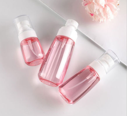 tocco morbido facciale bianco d'imballaggio dello spruzzatore fine di rosa trasparente della bottiglia della pompa di 100ml Petg singolo