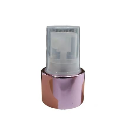 Pompa fine 24/410 dello spruzzatore della foschia della chiusura d'argento brillante di placcatura per profumo