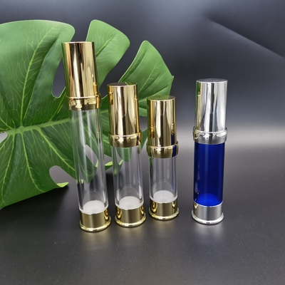 L'azionatore 15ml, 20ml, 30ml della lozione ha metallizzato per la bottiglia senz'aria di plastica del siero della lozione