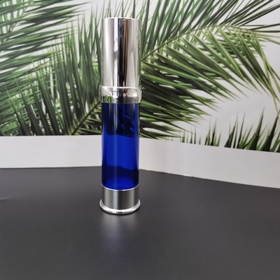 L'azionatore 15ml, 20ml, 30ml della lozione ha metallizzato per la bottiglia senz'aria di plastica del siero della lozione