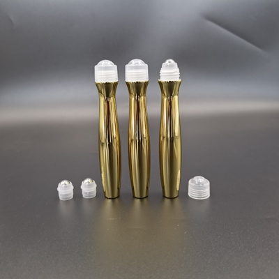 rotolo della bottiglia della crema dell'occhio 15ml su un colore dell'oro di acciaio inossidabile della palla 304