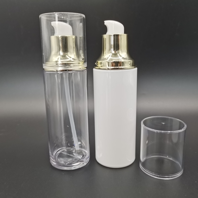 Bottiglia della pompa 100ml Petg della lozione del cappuccio dell'ABS o dell'asse per i prodotti per i capelli crema facciali