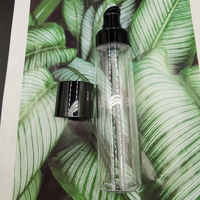 Chiaro tipo esile bottiglia della pompa di Petg della lozione di 80ml per cura personale