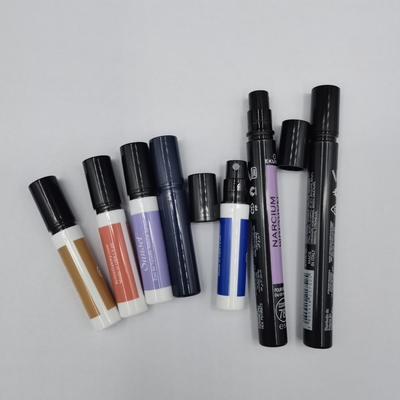 piccola fragranza di plastica 0.11oz 0.17oz Snap-on delle bottiglie dello spruzzo di 3ml 5ml