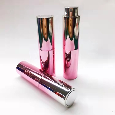Bottiglia sostituibile di fragranza della bottiglia su misura colore UV dello spruzzo di profumo di colore dell'oro di pendenza 10ML