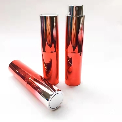 Bottiglia sostituibile di fragranza della bottiglia su misura colore UV dello spruzzo di profumo di colore dell'oro di pendenza 10ML