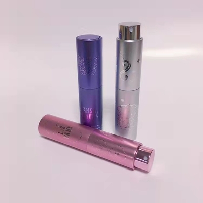 Bottiglia di vetro sostituibile di lusso impressa di progettazione 10ml 8ml della bottiglia dello spruzzo di profumo dell'alluminio