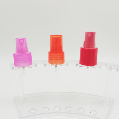 La primavera costolata della gonna SS316 di pressione 24/410 della foschia della pompa fine di plastica dello spruzzatore ha personalizzato il colore