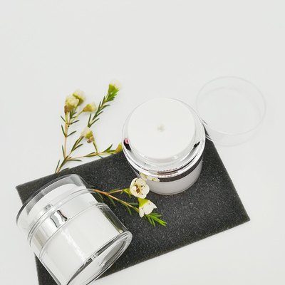 15 / strumenti portatili di trucco di viaggio della pompa 30/50g del barattolo del contenitore di facile impiego cosmetico crema acrilico vuoto senz'aria della bottiglia