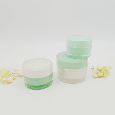 Barattolo cosmetico 15g 30g 50g intorno alla crema di fronte crema acrilica vuota del barattolo per cura di pelle
